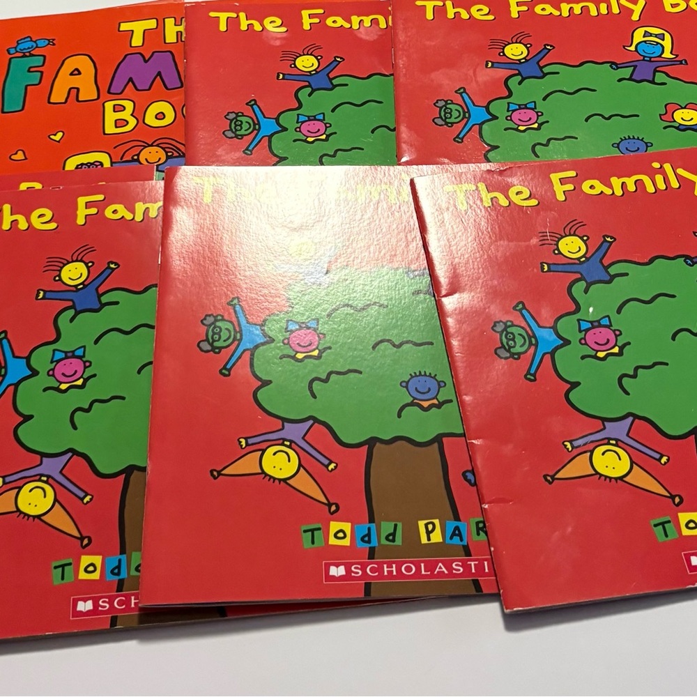 Scholastic Vibrant Red Family Book